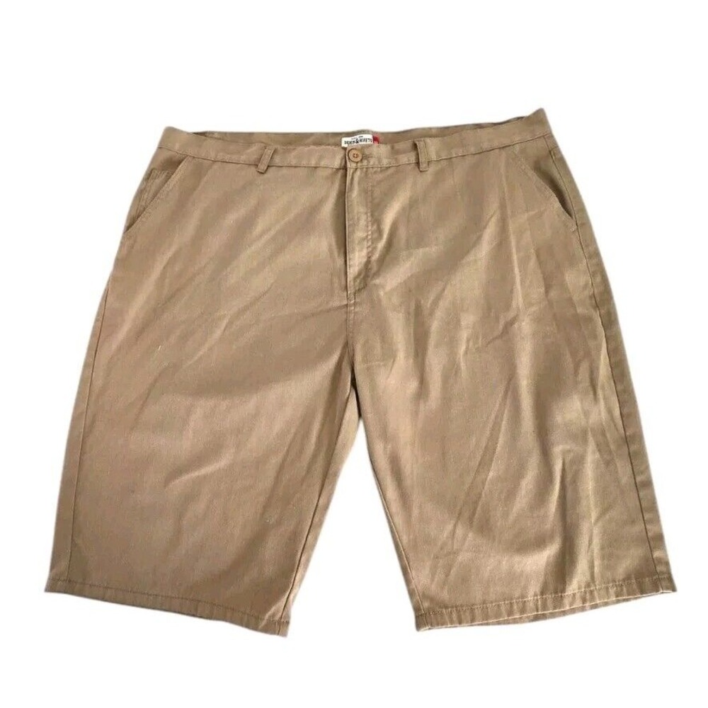Denim & Rivets Mens Khaki Jean Shorts Size 48 Comfort‎